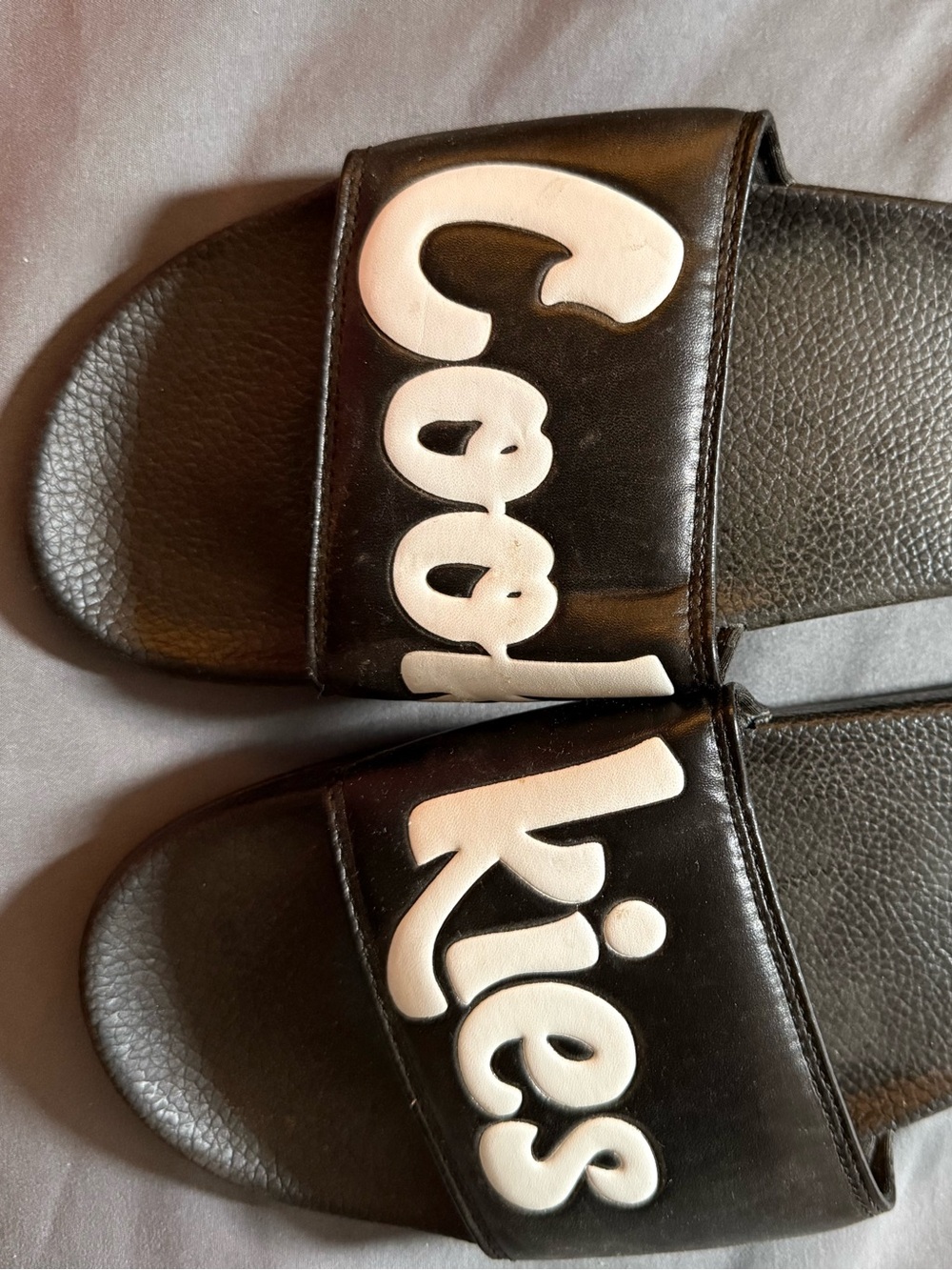 Cool Kicks Black Slide Sandals